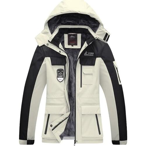 Hiking Skiing Waterproof Jackets Women Winter Thick Warm Windproof Parka Coats Outdoor Trekking Camping Climbing Fleece Jacket