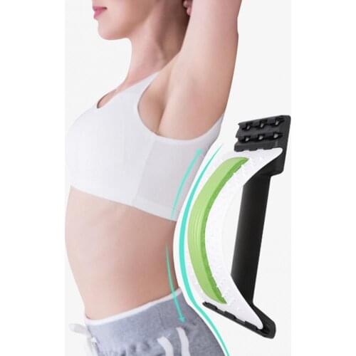 Waist Lumbar Massager Support Back Stretch Massager Relaxation Fitness Equipment Care Fitness Tool