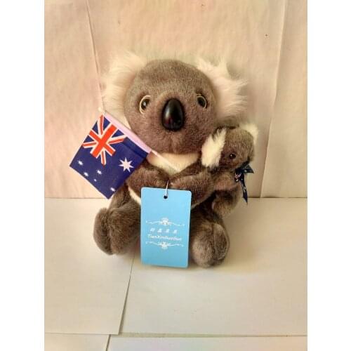 Cute plush koalas toy stuffed simulation koala monther&baby doll gift about 22cm 0568