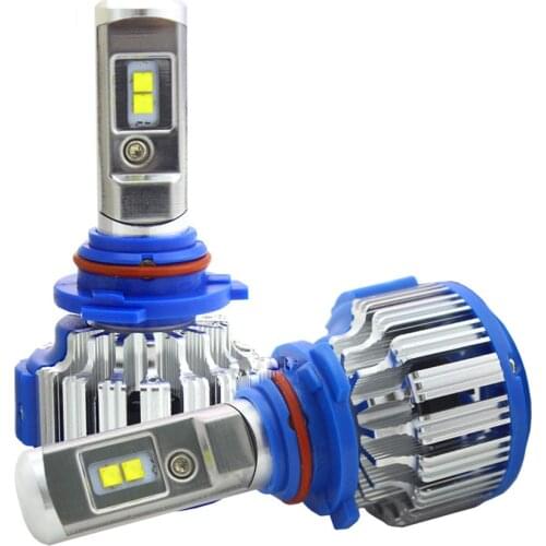Muxall 1pairs T1 turbo H7 H11 H8 H9 H10 9005 9006 LED Headlight Conversion Kit 70W/SET 8000LM 6000K, Turbo Fan,LED fog light