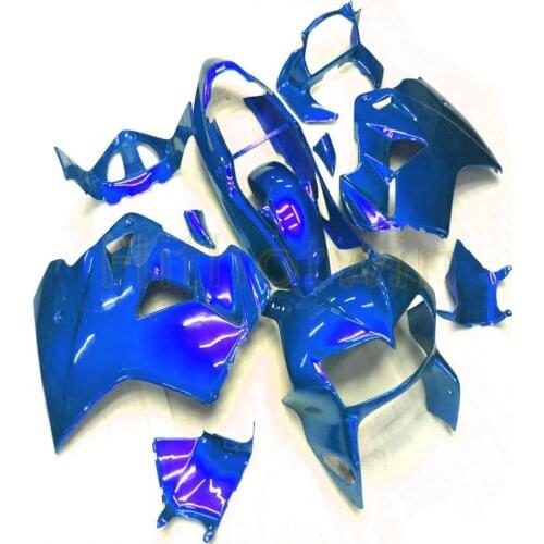 Custom motorcycle ABS Fairing for VFR800 1998 1999 2000 2001 VFR 800 98-01+Botls+blue bodywork