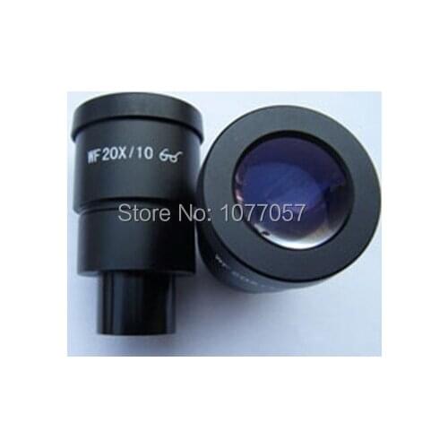 Dia 30mm, Super Wide field WF20x -10mm Microscope Eyepiece For Stereo Microscopes with 30mm Mounting , 1 pair