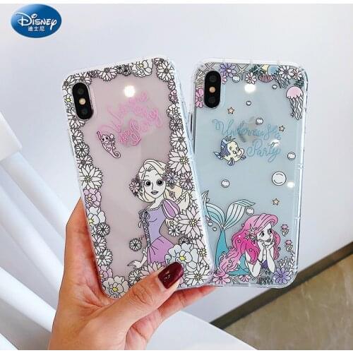 Luxury Laser Cardboard cute Cartoon case for iphone 12 Pro Max 11 Pro 7 8 plus lovely Cartoon princess cover zz0708