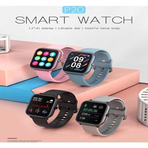 For Xiaomi Apple Android 2020 Global Version Smart Watch Fitness Bracelet Calories Heart Rate Monitor Men Women Sport Smartwatch