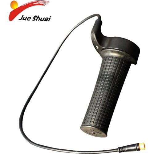 Jueshuai Twist Throttle 24V 36V 48V Gas knob for powerful Electric Bike Scooter Ebike Gasgriff Electric Bicycle Handle