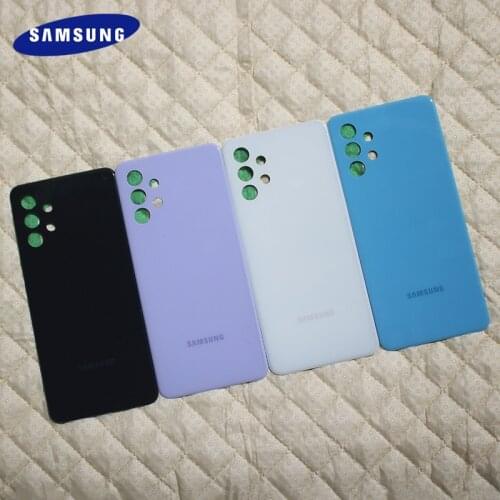 Original Samsung A32 Back Battery Cover Case 3D Glass Rear Housing Back Cover Replacement for Galaxy A32 5G Phone Shell 6.5 inch