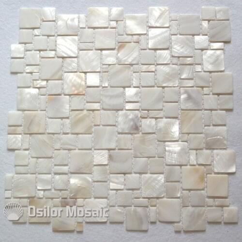 100% Chinese freshwater shell mother of pearl mosaic tile for interior house decoration wall tile