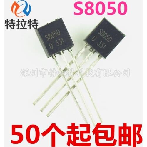 100Pcs/Lot S8050 Transistor to-92 Transistor High Power