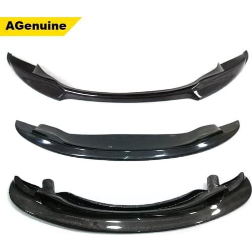 3 styles real carbon fiber front chin car front bumper lip front lip spoiler for BMW 3 series E90 E92 M3