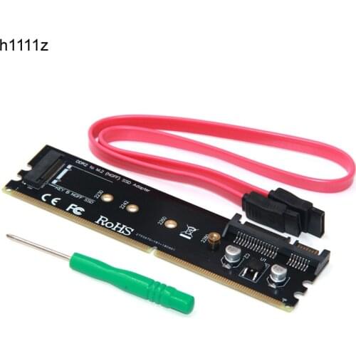 H1111Z Add On Cards M2/M.2 SATA Adapter M2/M.2/DIMM/DDR2/DDR4/DDR3 Adapter SSD M2 SATA to M.2 SSD Adapter RAM Card M2 NGFF B Key