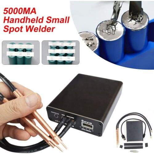 DIY Mini Spot Welder 5 Gears Spot Welding Machine Fast Charge Lithium Battery with Spot Welding Pen Nickel Sheet Charging Cable