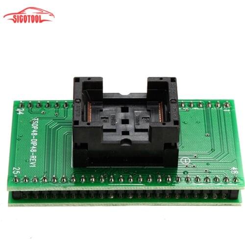 Free shipping 1pcs/lot Top Quality TSOP48 to DIP48 Socket Adapter,TSOP48 adapter 0.5mm Pitch /can be use PEB-1 Expansion board