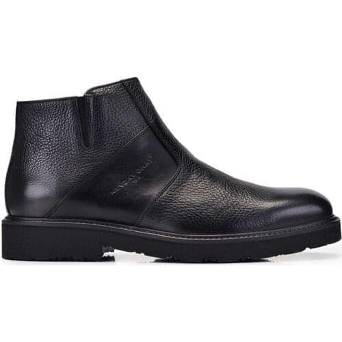 Nevzat Onay Genuine Leather Black Men Boots -11961