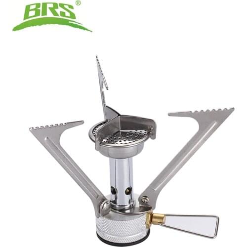 BRS Outdoor Camping Stove Portable Mini Gas Stove Copper Magnalium Alloy Gas Stove 87g