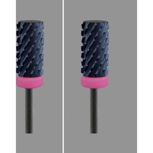 Black Ceramic Nail Drill Bit-4Pcs - Small Barrel Bit - (1088.060)