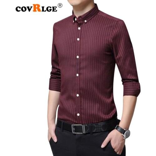Мужские полосатые рубашки Covrlge China At AliExpress