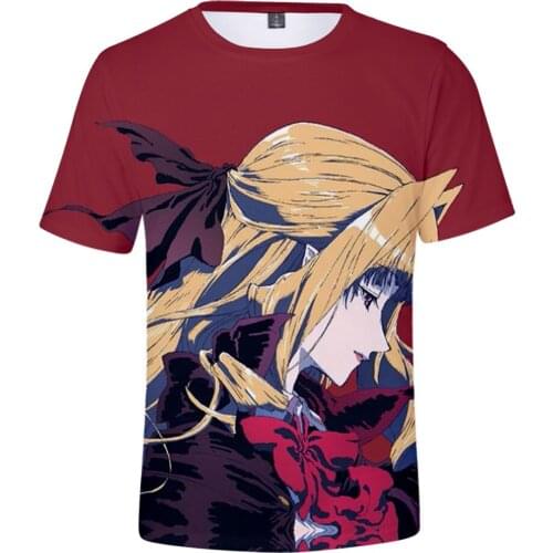 Vlad Love Summer New 3D Trend Character Print T-shirt Comfortable Loose Short Sleeve Casual All-match T-shirt Short Sleeve Tops