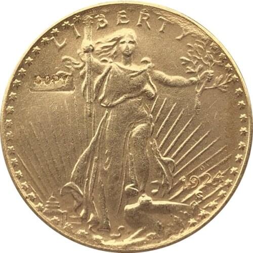 1924-D $20 St. Gaudens Coin Copy Free shipping