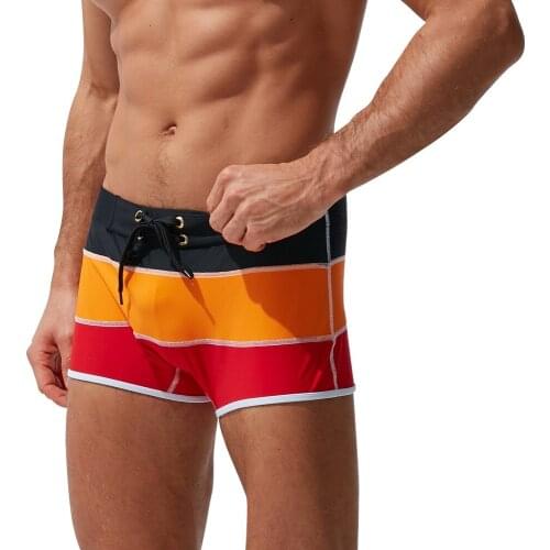 Man Swimwear Surfing Beach pants boxer Mens swimming trunks Sexy Shorts swim briefs Boxers Sports suit Men Swimsuit
