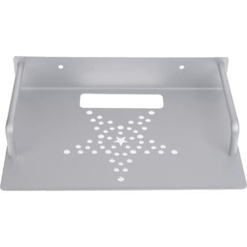 Wall Mount Storage TV Box Router Shelf Set-top Box Bracket Holder Mini PC DVD Player Stand Rack Aluminum Single-layer Space