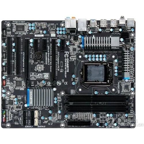 Original desktop motherboard for Gigabyte GA-P67A-UD3P DDR3 LGA1155 P67A-UD3P 32GB P67 Desktop motherboard Free shipping