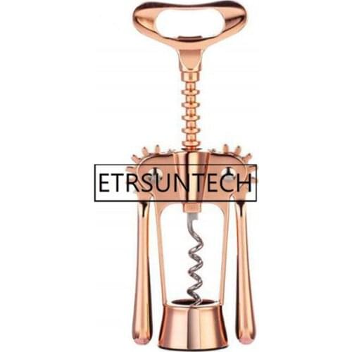 30pcs Rose Gold Silver Wing Corkscrew Wine Opener Wine Bottle Opener Zinc Alloy Home Bar Openers Kitchen Tool