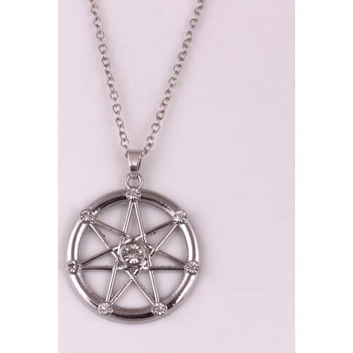 Necklace Seven Points Stars With Beautiful Crystal Add Your Female Charm Material Zinc Alloy Famous Brand Provide Dropshipping