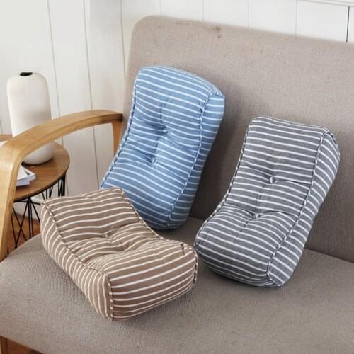 Backrest Cushion For Sofa Car Seat Home Decorative Pillow Cushions Thick Office Chair Seat Mat Lumbar Pillow Buttocks Tie On Pad