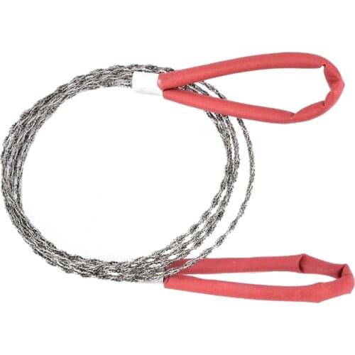 Hand Stainless Steel Rope Chain Saw Practical Portable Emergency Survival Gear G99D
