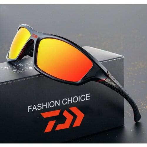 2020 Daiwa Men Polarized Light Fishing Sunglasses Driving Sunglasses Fishing Glasses Retro Colorful Trend Riding Sports Feature