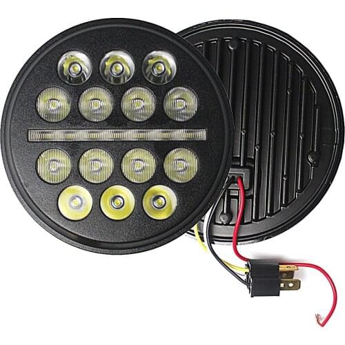 5-3/4 5.75 Motor LED Headlight DRL for Harley Motorcycle Headlamp Projector Driving Light 5 3/4 " For Harley Headlight