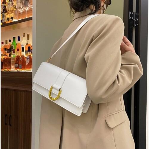 Textured Female 2021 New Trendy Korean One-Shoulder Underarm Bag Fashion Western-Style Lns Small Satchel