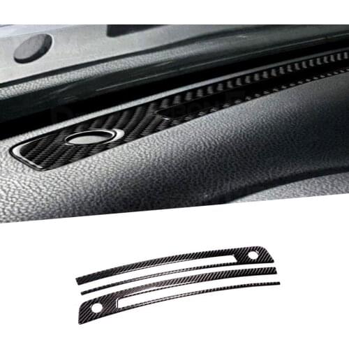 Carbon Fiber Car Front Window Interior AC Air Vent Outlet Trim Frame Cover Stickers For Toyota GT86 FT86 Subaru BRZ 2013-2020