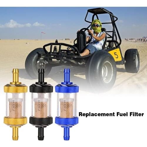 Universal Replacement Motorcycle Gas Fuel Gasoline Oil Filter Gasoline Separator for ATV Dirt Pit Bike Motocross Moto Accessory