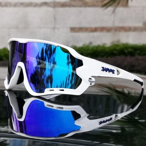 5 Lens Cycling Glasses Polarized Fashion Outdoor Sports Sunglasses UV400 Mountain Road Bike Goggles Riding Glasses