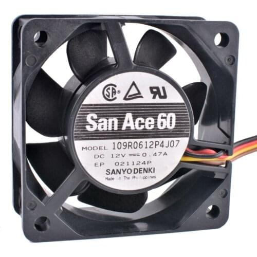 COOLING REVOLUTION 109R0612P4J07 6cm 6025 60mm fan 12V 0.47A Double ball bearing 4-wire 4pin PWM high volume air cooling fan