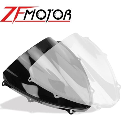 K6 GSXR 600 750 Motorcycle Double Bubble Windshield Windscreen Windproof For 2006 2007 Suzuki GSXR600 GSXR750