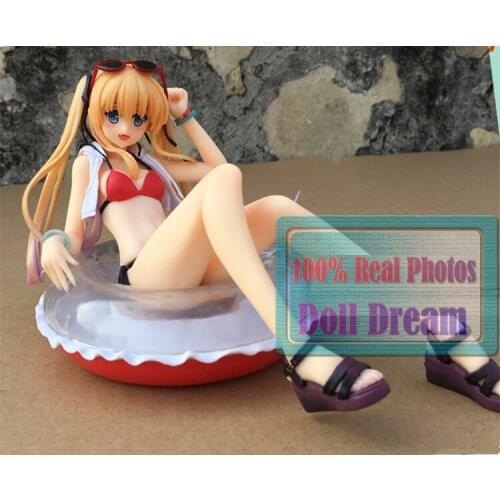10CM Japanese sexy anime figure Saenai Heroine no Sodatekata Eriri Spencer Sawamura bikini Lifebuoy action figure