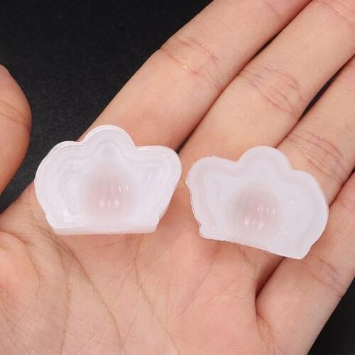 1set Small 3D Teapot Silicone Resin Molds Traparent White Crystal Epoxy Casting Mould Miniature DIY Crafts