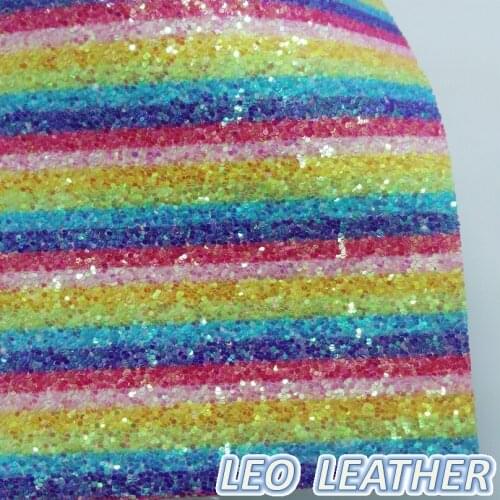 1PCS 21X29CM Synthetic Leather, Chunky Glitter Leather Fabric For DIY Accessories R291