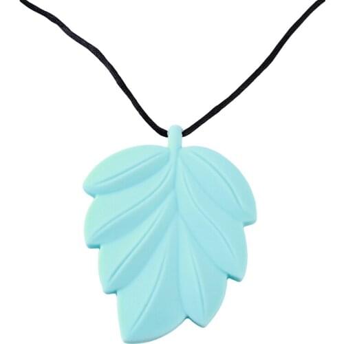 1PC Silicone Beads Creative Leaves Food Grade BPA Free For Baby Teething Chew Charms Silicone Teether Bead Toy Gift