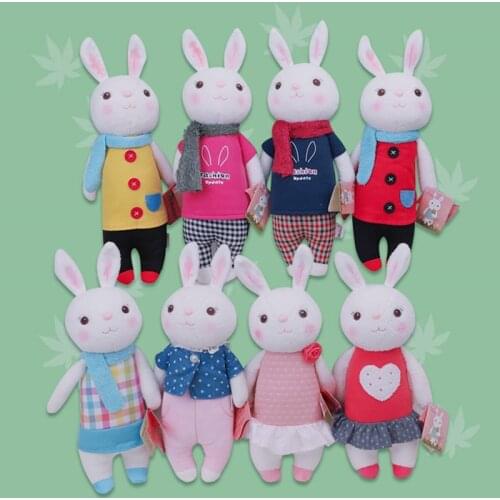 34cm Lovely Tiramitu Rabbits Metoo Original Doll Stuffed Plush Soft Toys For Kids Gift Coelho Boneco Christmas Present