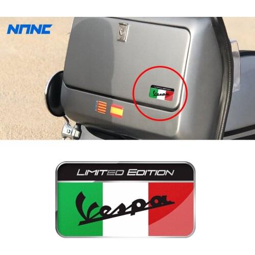 3D Motorcycle Sticker Case for Vespa Sprint GTS GTV LX LXV 125 150 250 300 Italy Flag Limited Edition Decals