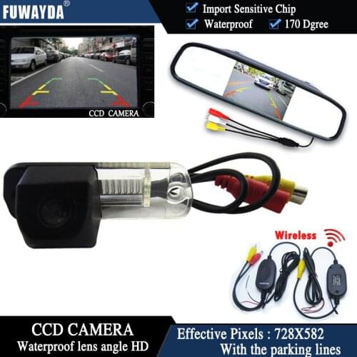 FUWAYDA CCD Car RearView Reverse Parking CAMERA+rearview monitor for Benz C-Class W203 E-Class W211 CLS-Class 300 W219 R350 R500