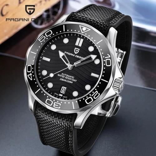 PAGANI DESIGN Seamaster Mens Mechanical Watches Top Brand Luxury Automatic watch for men NH35 Dive clock man Reloj Hombre 2021
