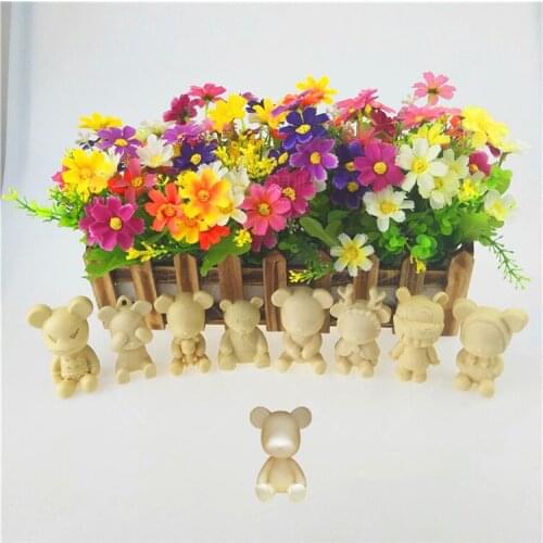 DIY Bear Confectionery Silicone Molds For Cake Decoration Baking Mould Silicone Fondant Polymer 3D Clay Molds