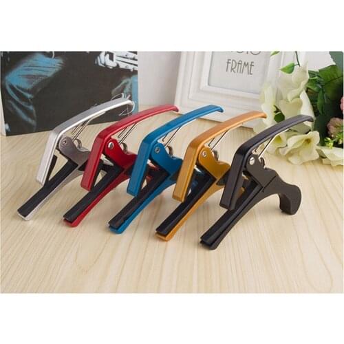 Aluminum Alloy Guitar Capo One-handed Quick Change Strong and Lightweight for Acoustic and Electric Guitar