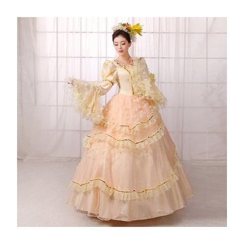 Cosplay Halloween Dress Medieval Royal Princess Dress Adults Women Gothic Queen Party Halloween Costumes