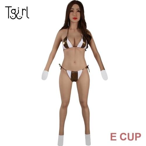 Tgirl 7th Version Shemale Silicone Body Suits with Head Fullbody Long Length Pants Transgender Crossdress Drag Queen Cosplay