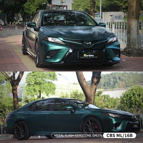 Car Changing Color Metalization Bubble Film Wrap Roll 1.52*18m Size PVC Material Wrapping For Body Cars